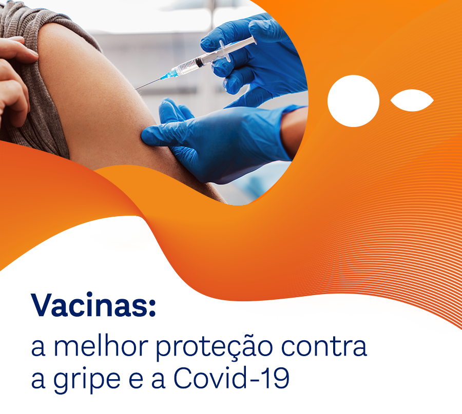 vacinas: a melhor proteção contra a gripe e a covid-19